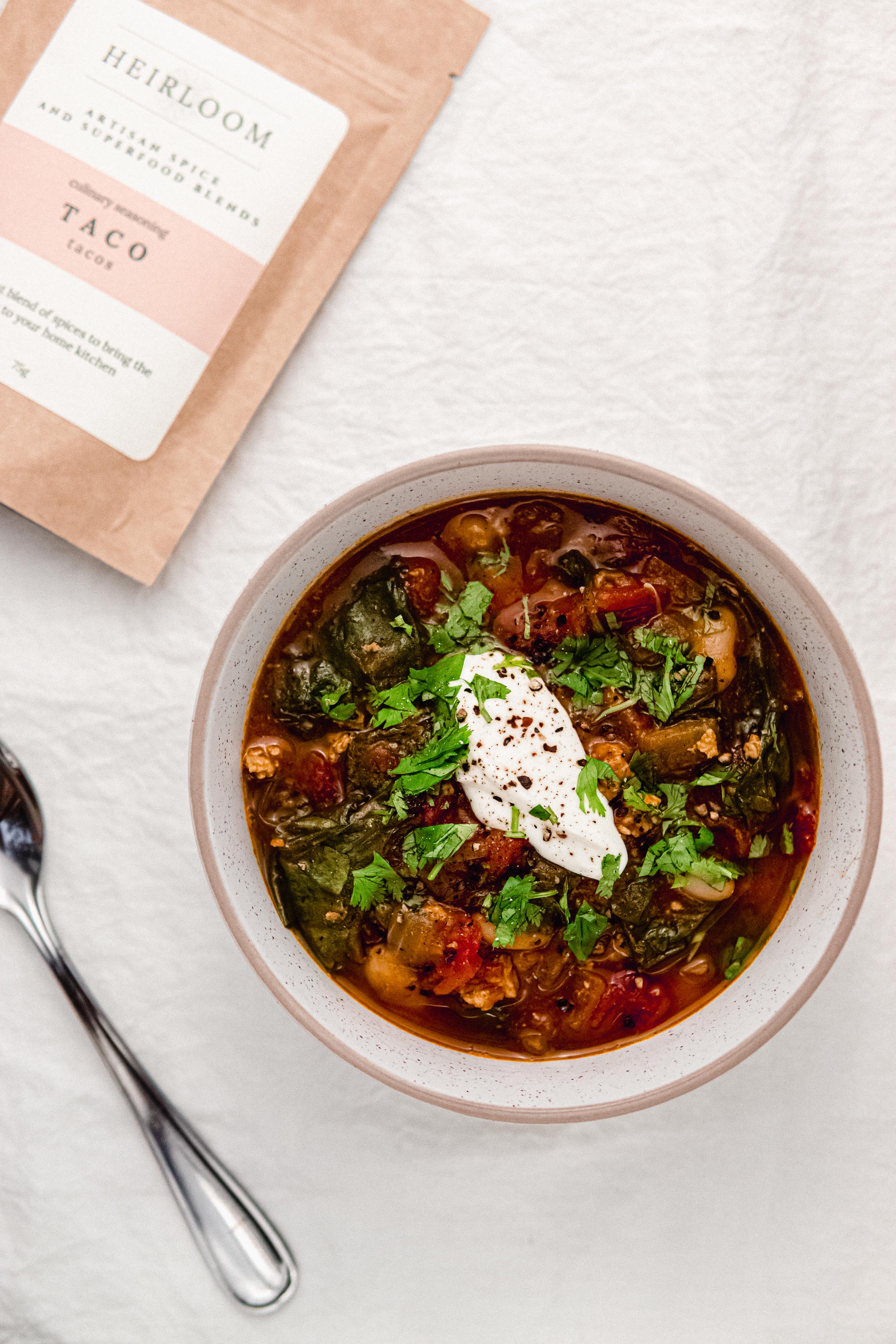 White bean chili