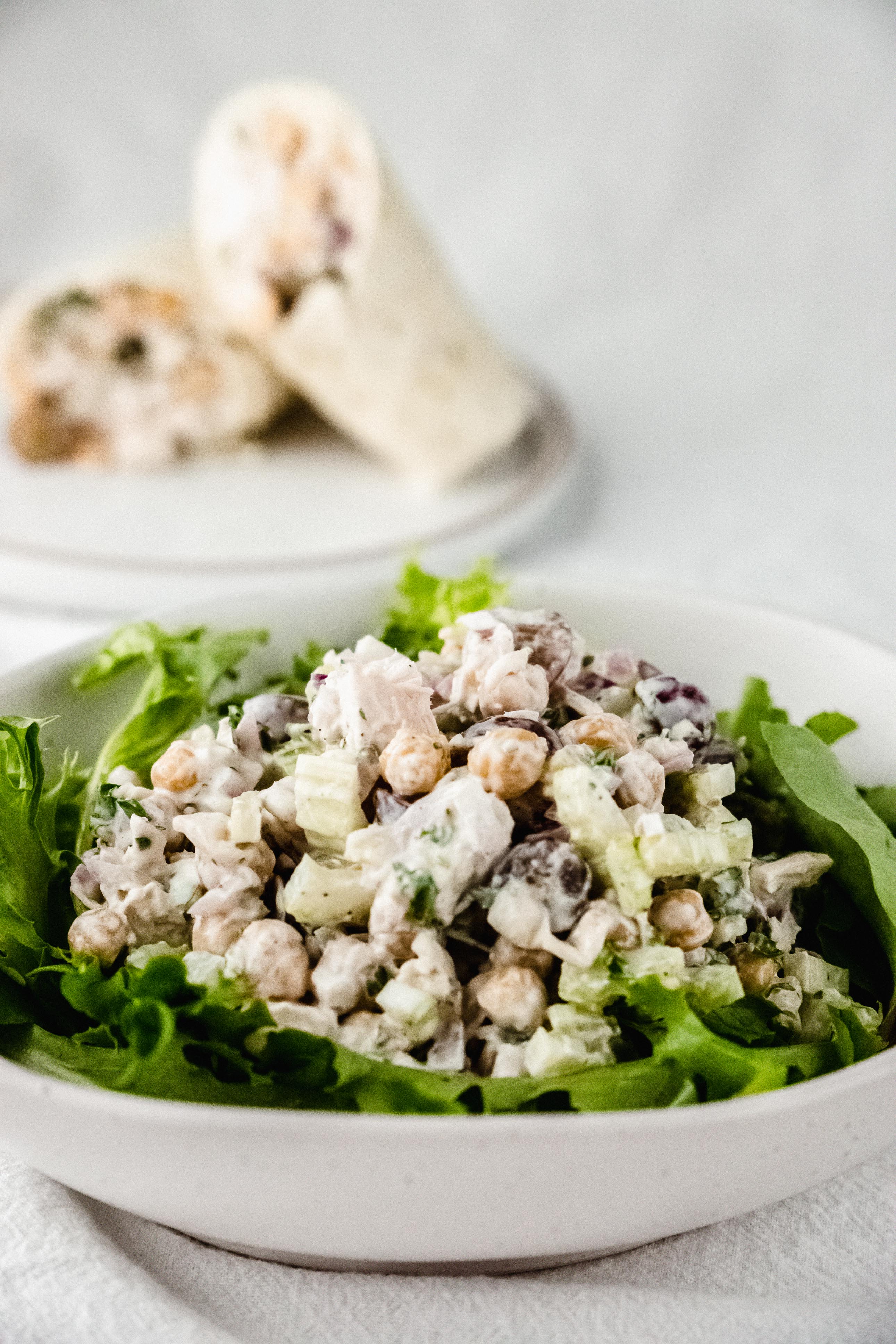 Chicken Salad with Chickpeas