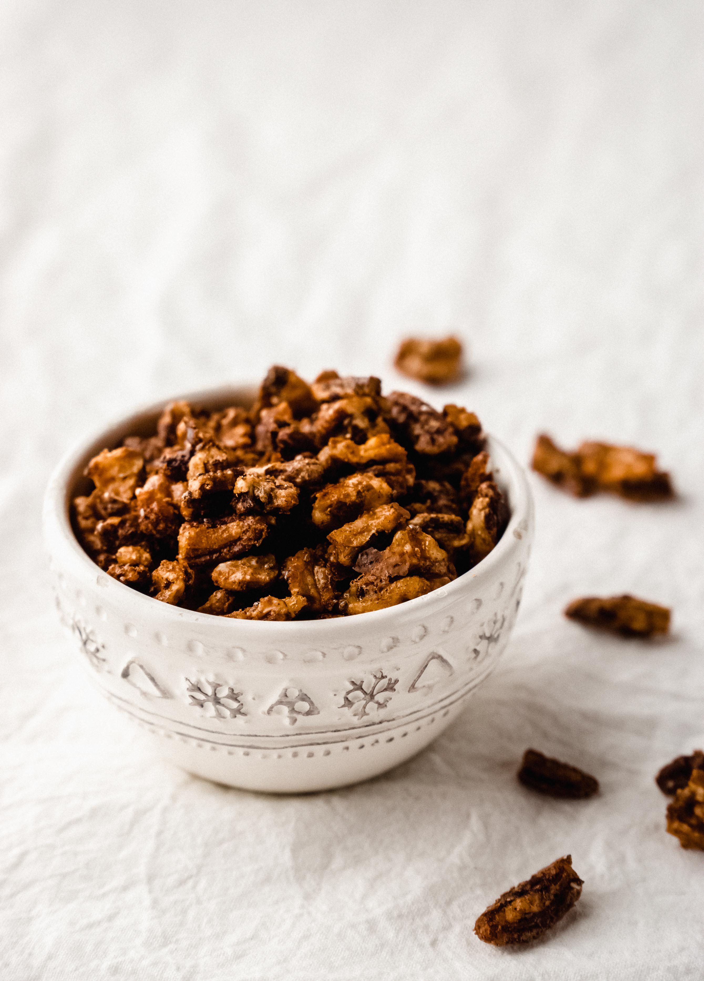Candied spicy nut mix