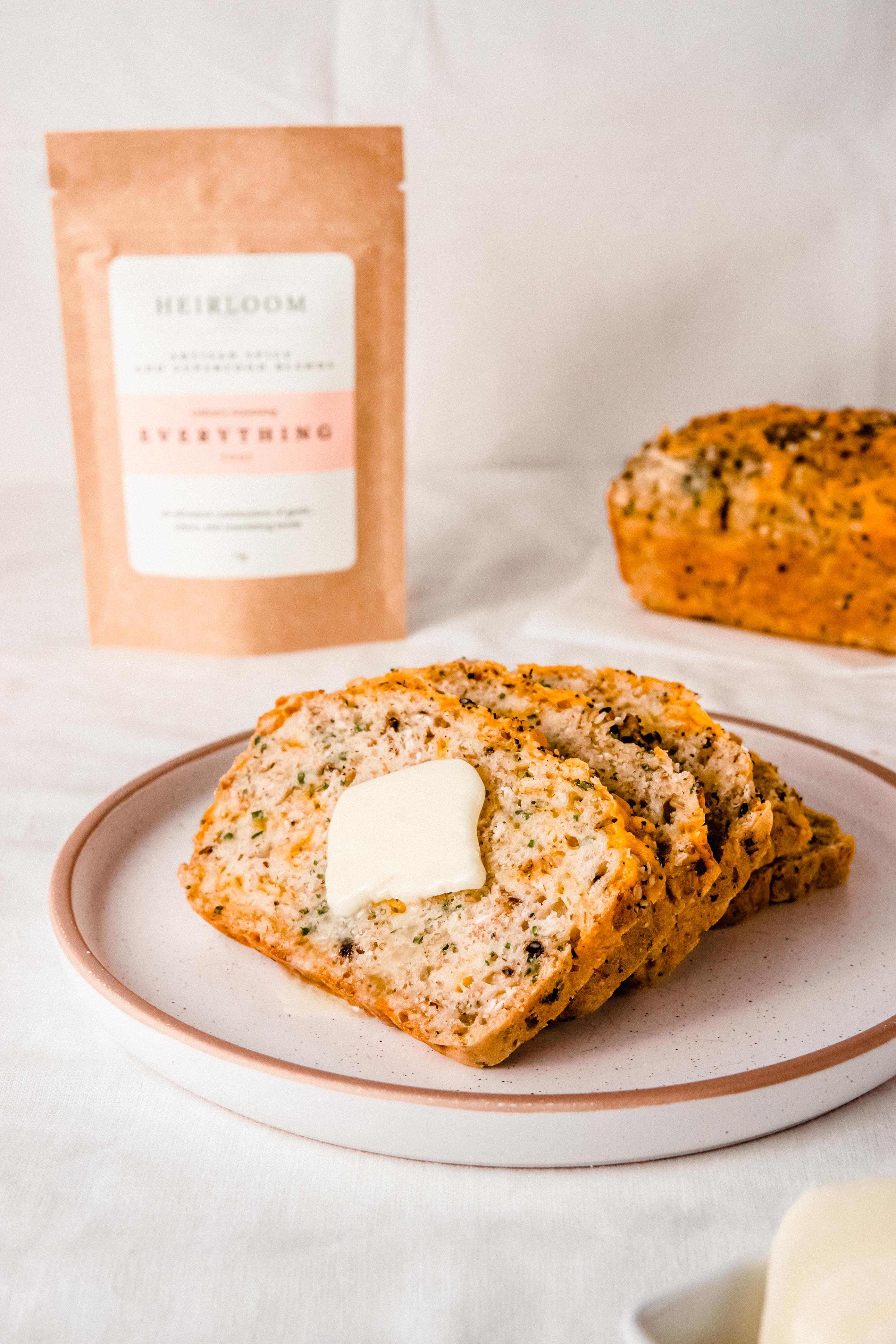 Everything Cheddar & Chive Beer Bread